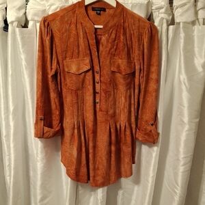 Cocomo Orange Button-Up Women's Top 💛💛💛💛